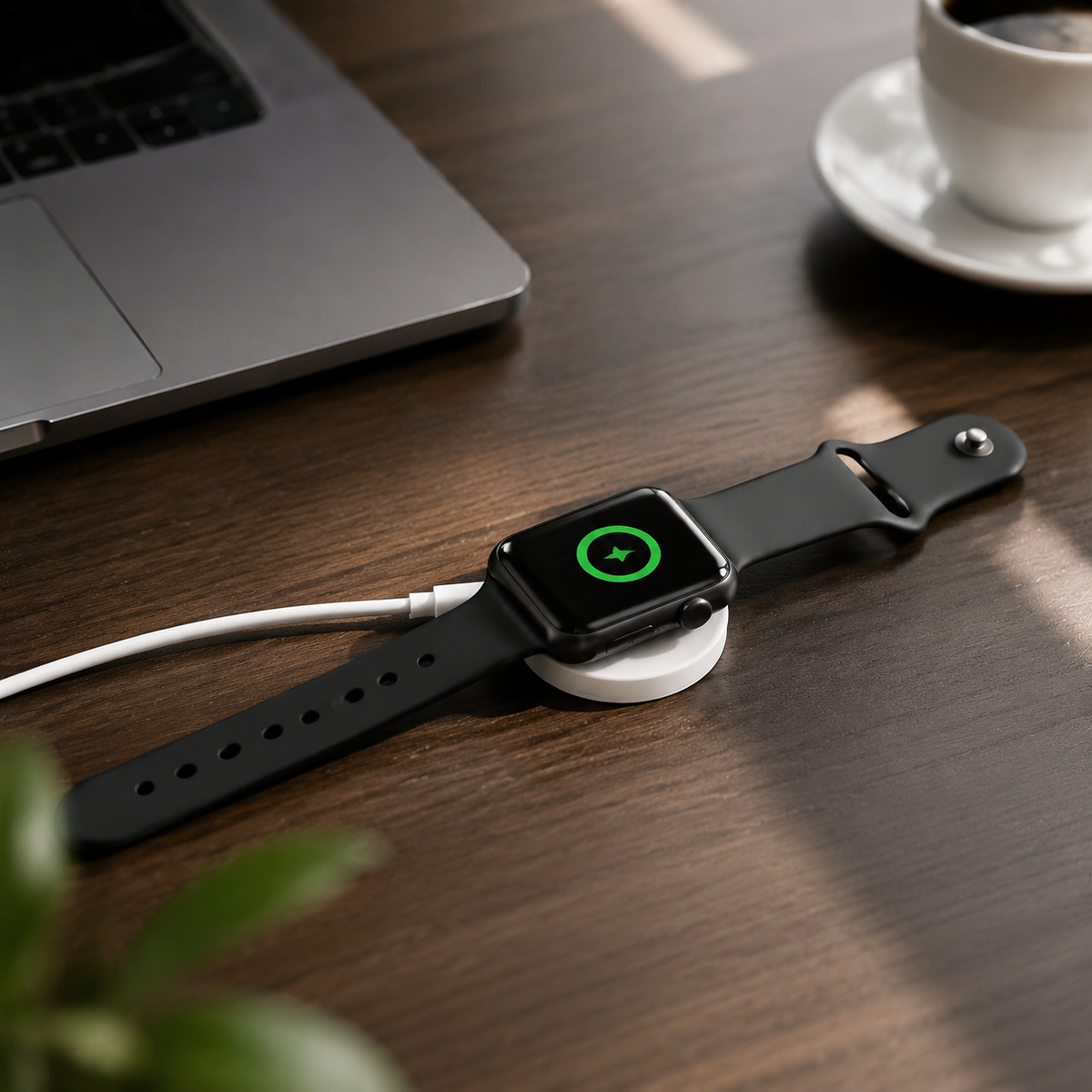 Premium 2 in 1 Magnetic Wireless Charger Cable USB A Fast Charging Cord Smart Chip Protection Magnetic Charging Cable Portable Compatible with iPhone
