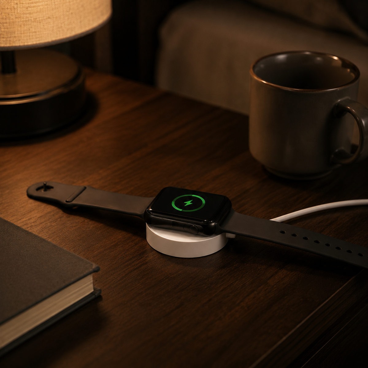 Premium 2 in 1 Magnetic Wireless Charger Cable USB A Fast Charging Cord Smart Chip Protection Magnetic Charging Cable Portable Compatible with iPhone