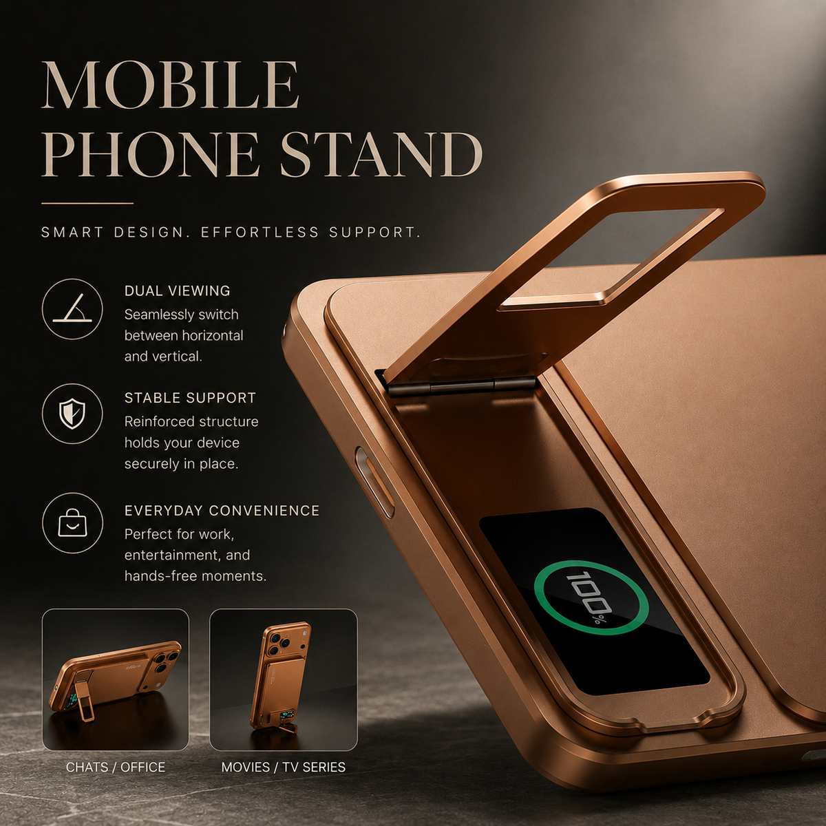 Premium 3 in 1 Magnetic Wireless Power Bank 20W Fast Charging Portable Battery Built In Stand Digital Display Watch Charger Compatible with iPhone