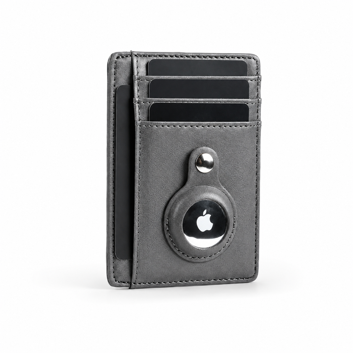 Premium AirTag Wallet Leather Card Holder RFID Blocking Slim Anti Lost Scratch Resistant Cash Coin Holder Travel Wallet Compatible with iPhone