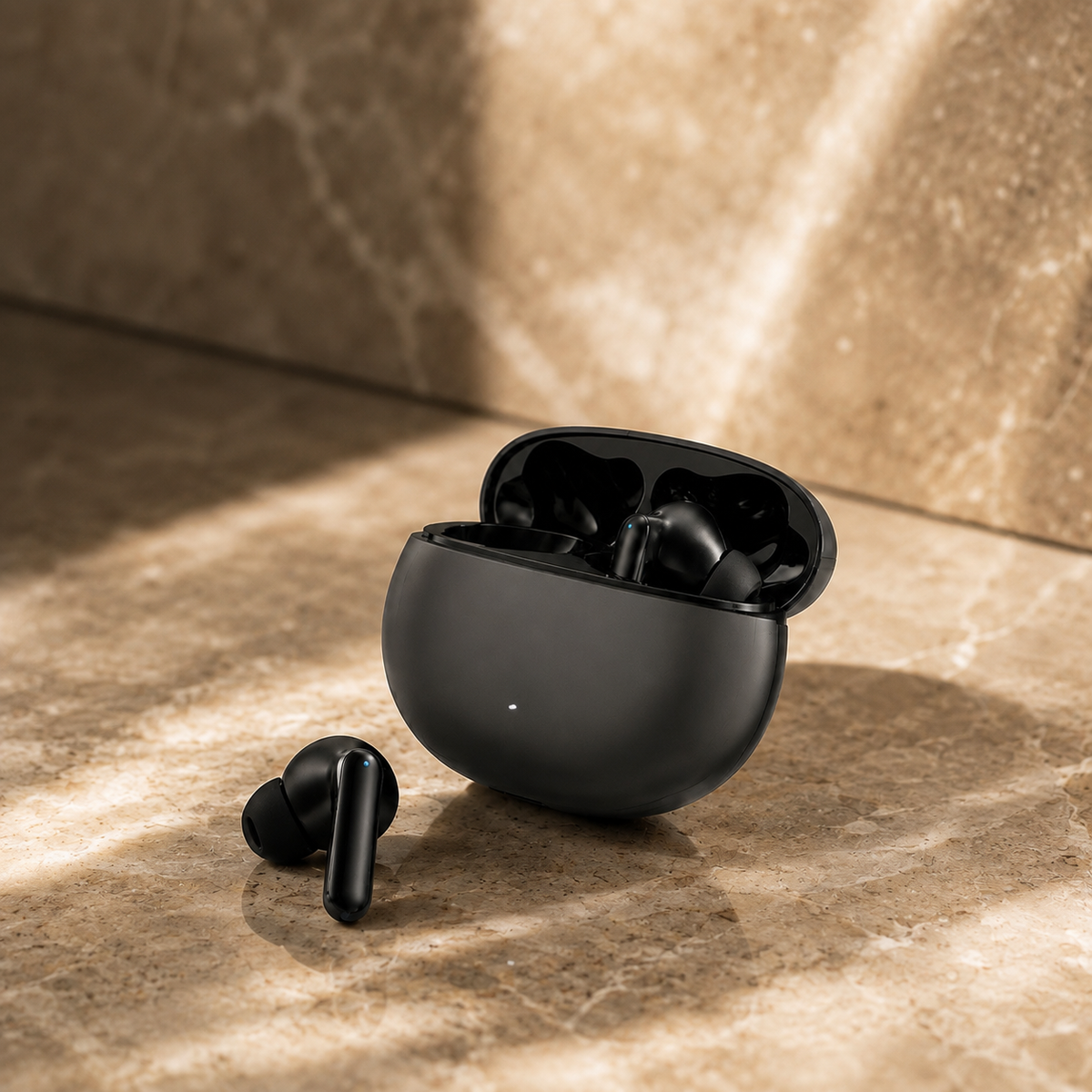 Premium Bluetooth 5.3 Wireless Earbuds Stereo In Ear Headphones Clear Microphone Sport Fit Low Latency Charging Case TWS Compatible with iPhone