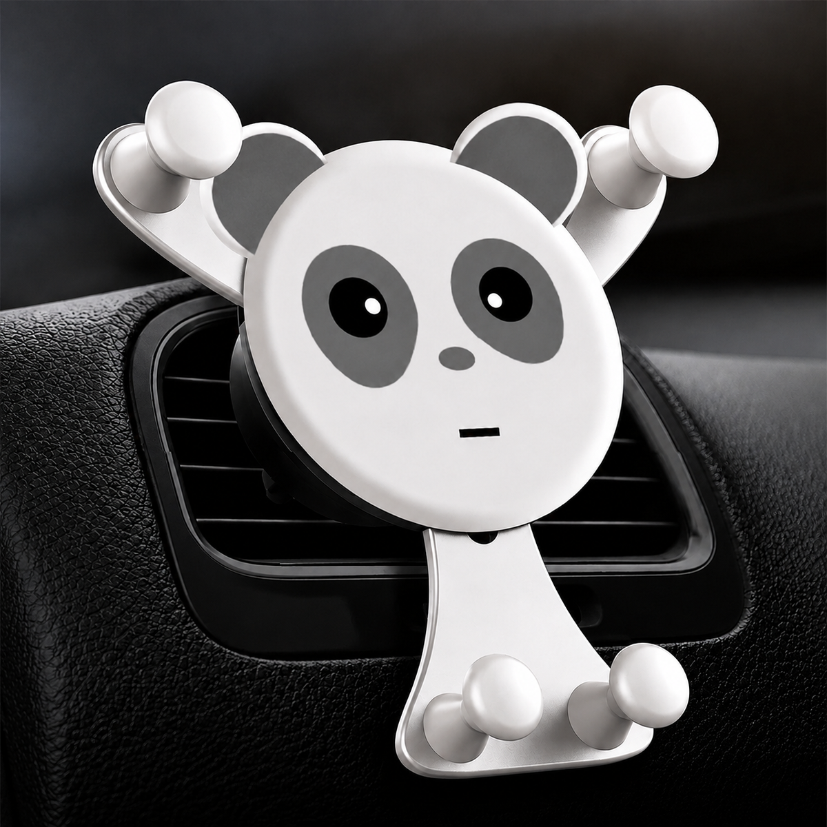 Premium Gravity Car Phone Holder Auto Lock Air Vent Mount Hands Free Smartphone Stand Anti Slip GPS Car Mount Adjustable Stable Compatible with iPhone