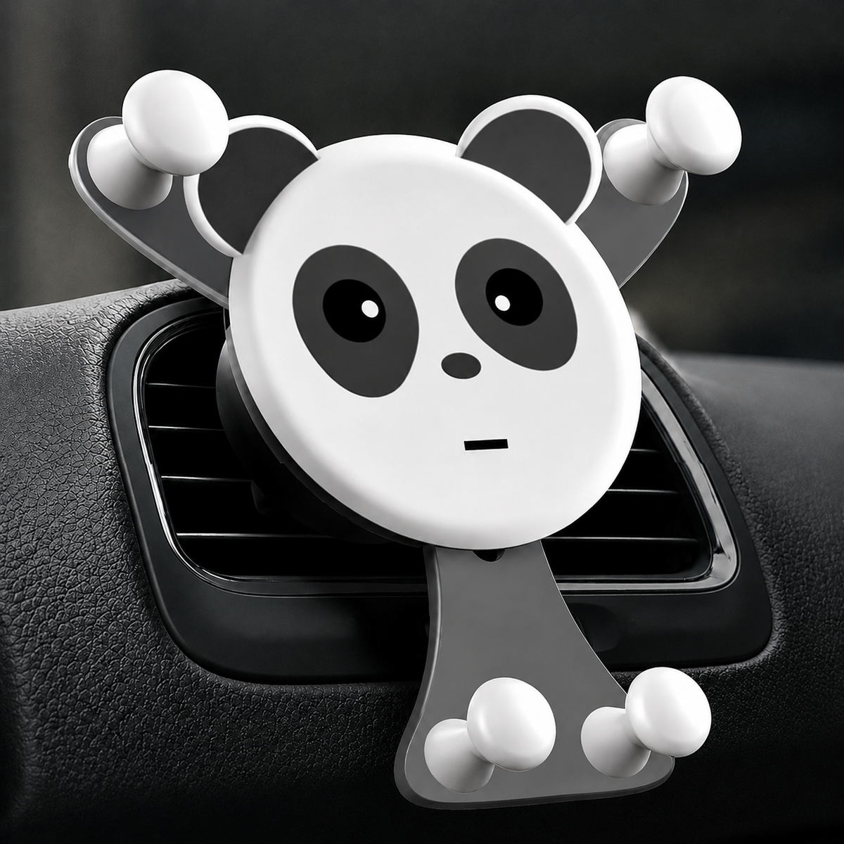 Premium Gravity Car Phone Holder Auto Lock Air Vent Mount Hands Free Smartphone Stand Anti Slip GPS Car Mount Adjustable Stable Compatible with iPhone