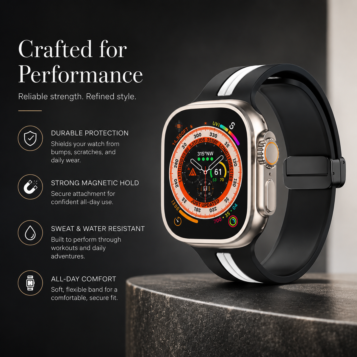 Premium Magnetic Car Phone Holder Strong Magnet Dashboard Air Vent Mount 360 Rotation GPS Stand Hands Free Smartphone Holder Compatible with iPhone