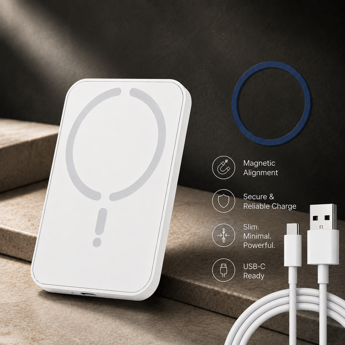 Premium Magnetic Car Wireless Charger Air Vent Phone Holder 100W Fast Charging MagSafe Compatible Wireless Charging Mount Stand Compatible with iPhone