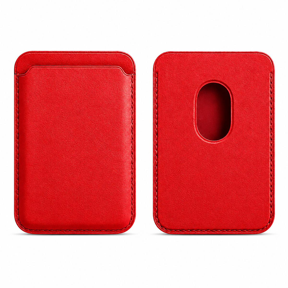 Premium Magnetic Leather Wallet MagSafe RFID Blocking Card Holder Slim Magnetic Card Case Anti Scratch Leather Wallet Compatible with iPhone Everyday