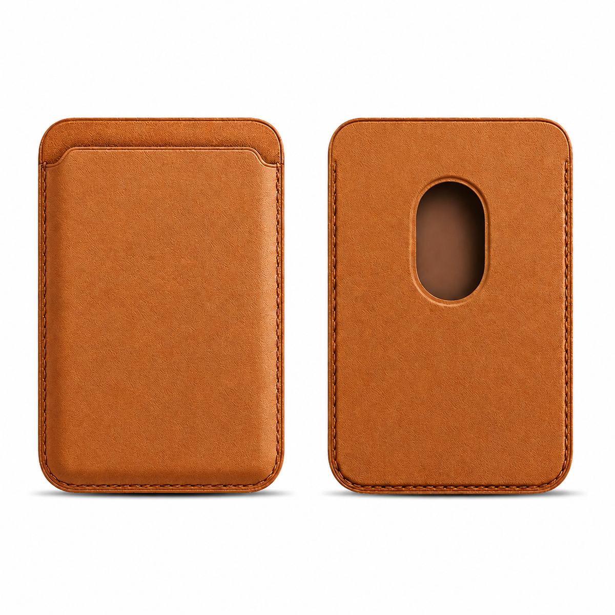 Premium Magnetic Leather Wallet MagSafe RFID Blocking Card Holder Slim Magnetic Card Case Anti Scratch Leather Wallet Compatible with iPhone Everyday