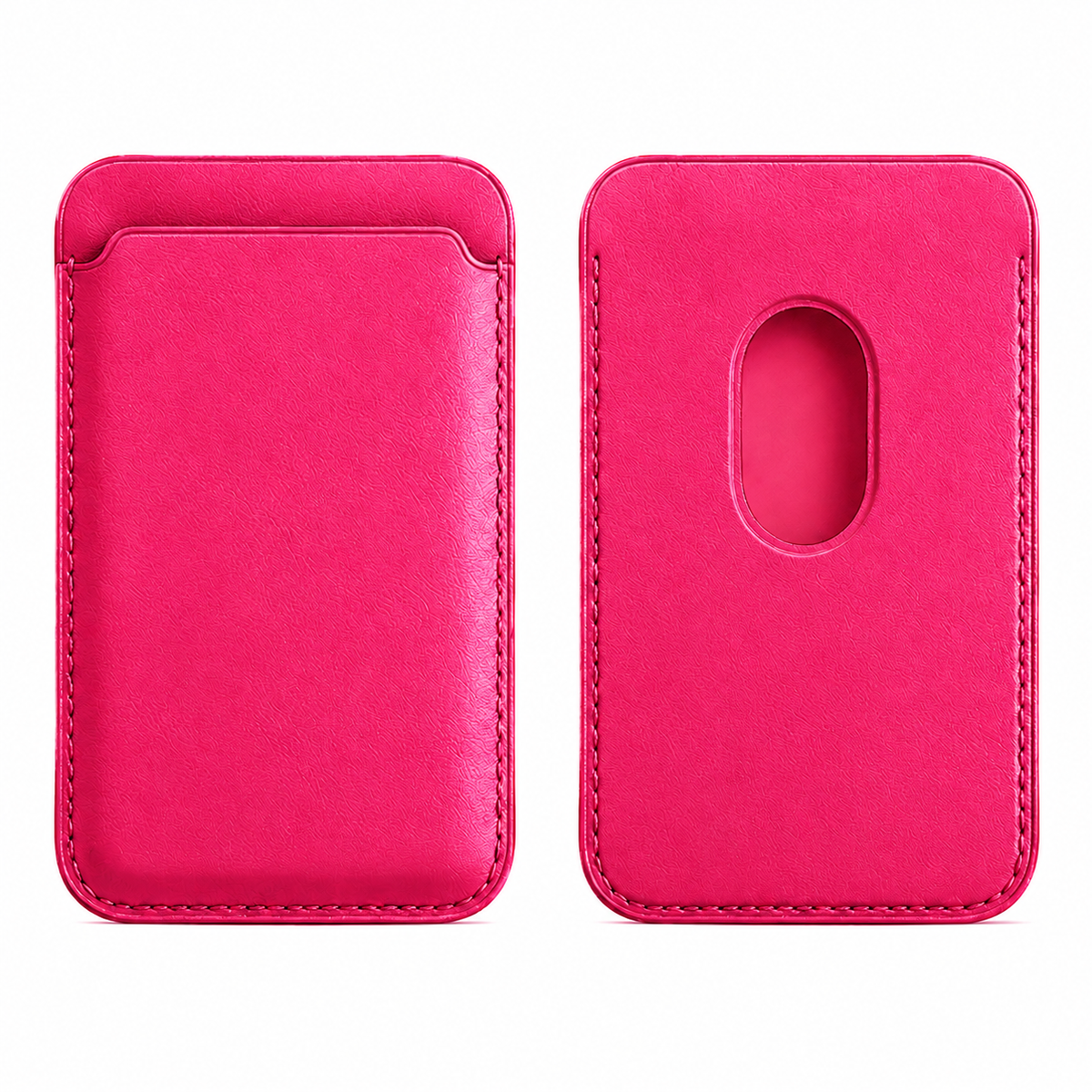Premium Magnetic Leather Wallet MagSafe RFID Blocking Card Holder Slim Magnetic Card Case Anti Scratch Leather Wallet Compatible with iPhone Everyday