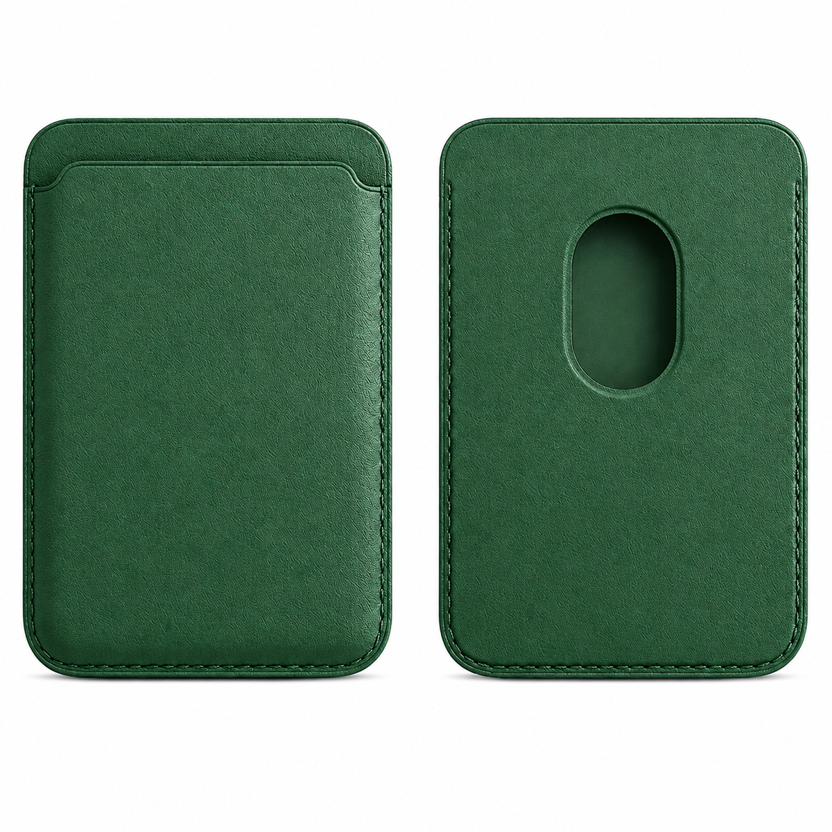 Premium Magnetic Leather Wallet MagSafe RFID Blocking Card Holder Slim Magnetic Card Case Anti Scratch Leather Wallet Compatible with iPhone Everyday