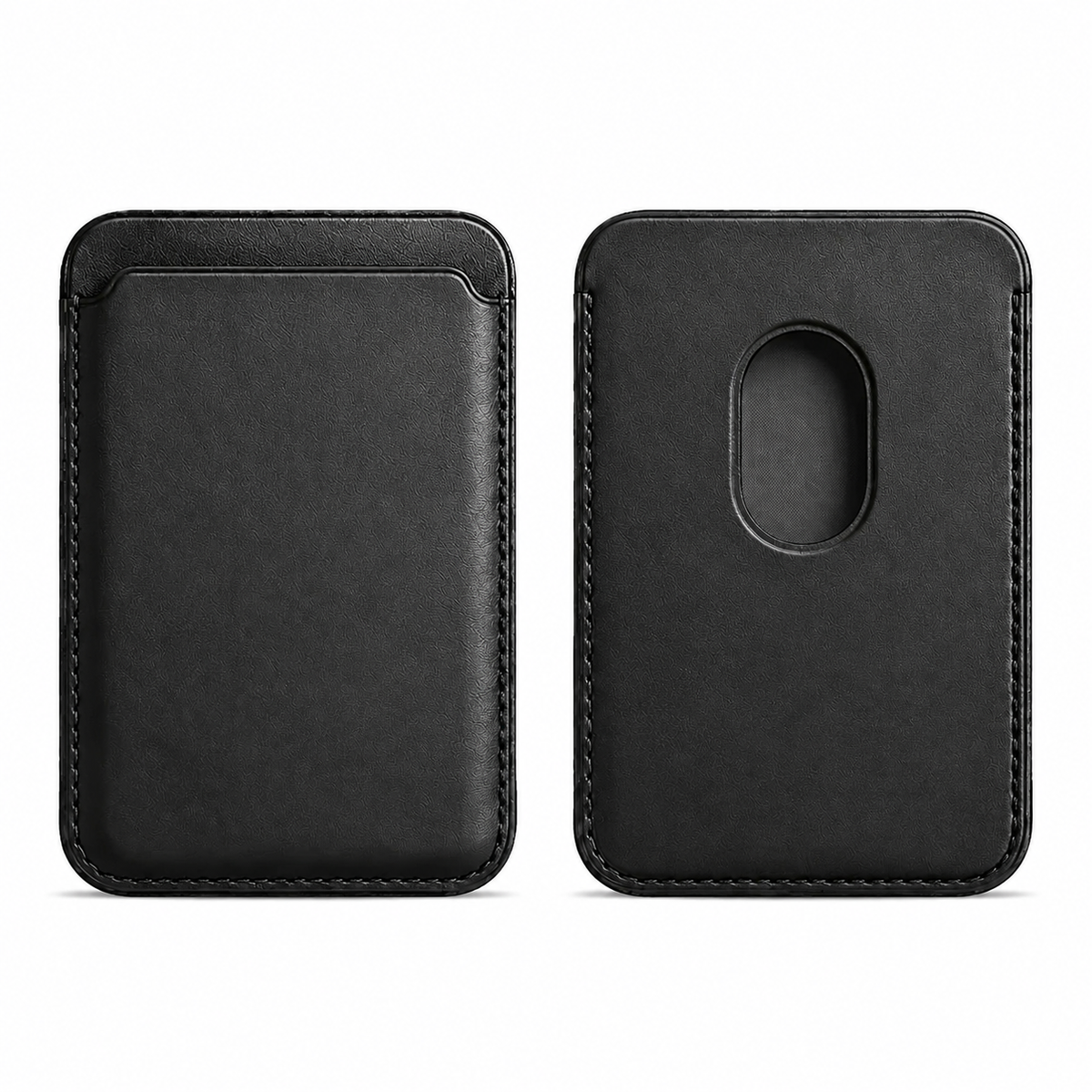 Premium Magnetic Leather Wallet MagSafe RFID Blocking Card Holder Slim Magnetic Card Case Anti Scratch Leather Wallet Compatible with iPhone Everyday