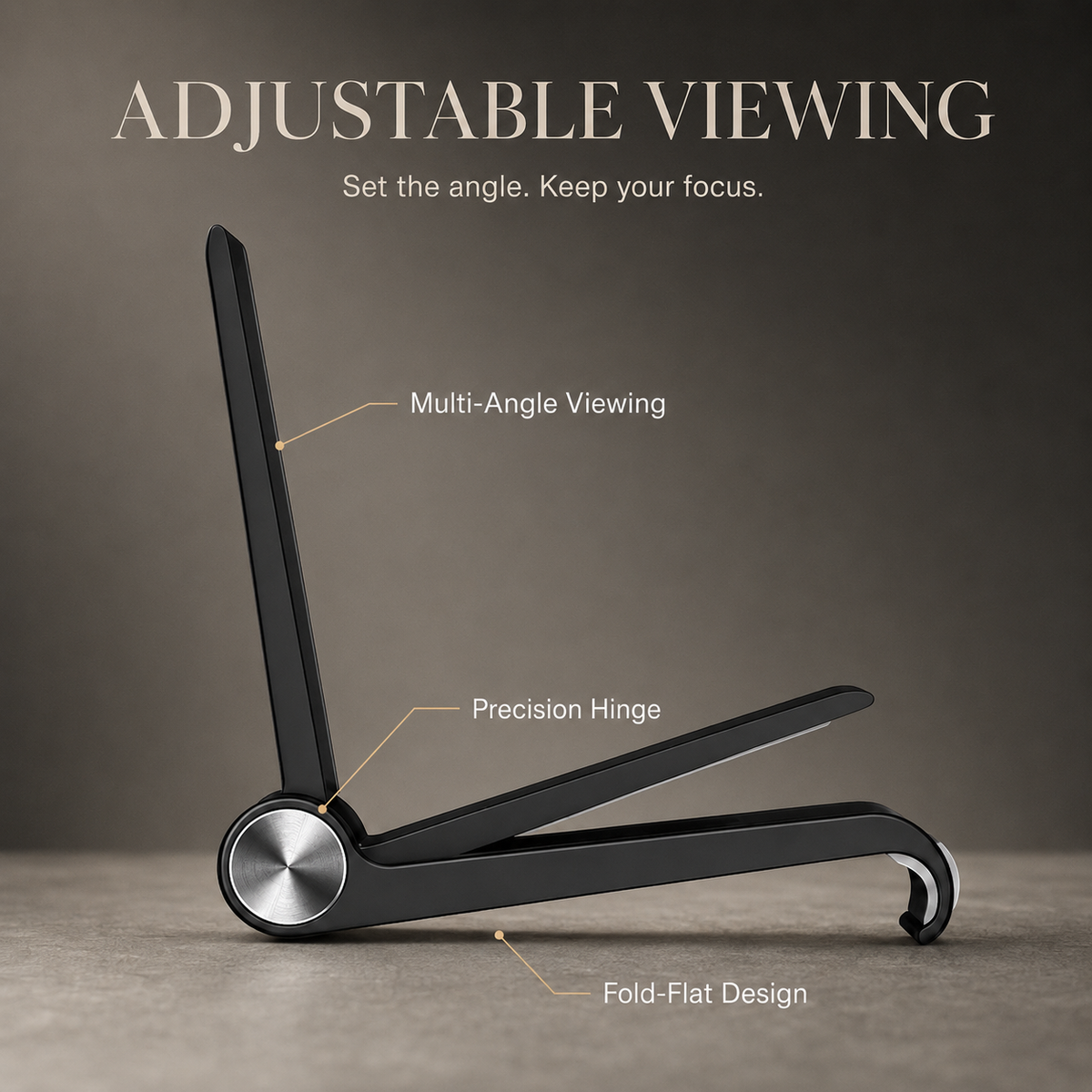 Premium Magnetic Phone Holder Stand Adjustable Foldable Desk Stand Anti Slip Mobile Holder Ergonomic Viewing Stand Strong Magnetic Support Compatible with iPhone
