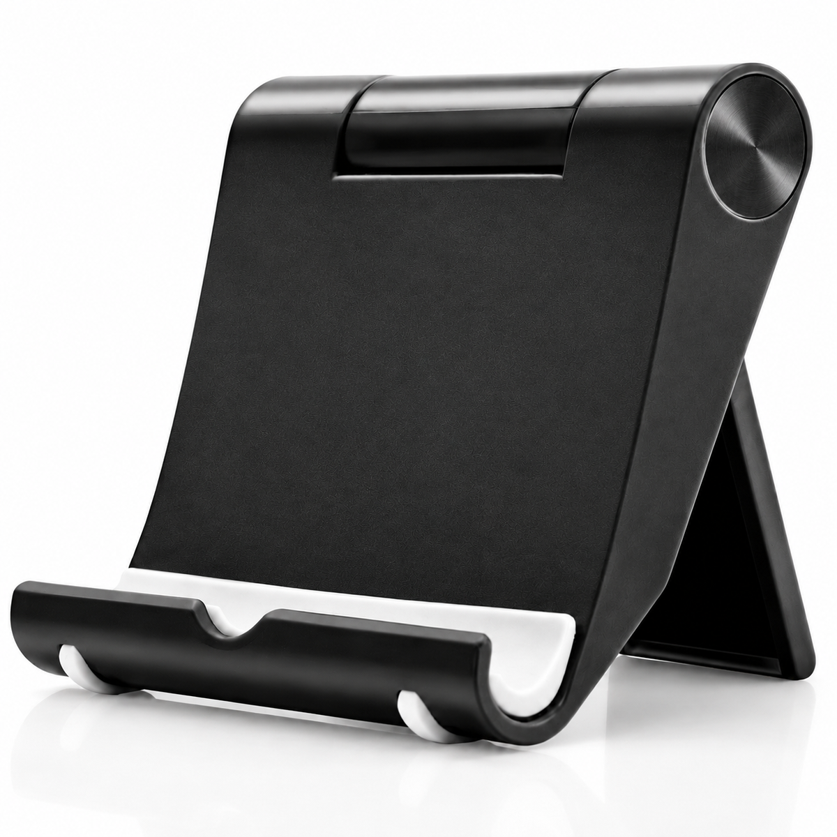 Premium Magnetic Phone Holder Stand Adjustable Foldable Desk Stand Anti Slip Mobile Holder Ergonomic Viewing Stand Strong Magnetic Support Compatible with iPhone