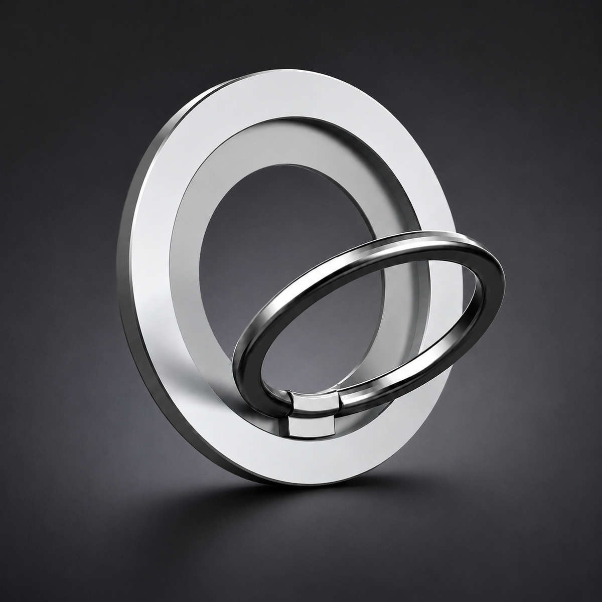 Premium Magnetic Phone Ring Holder for MagSafe 360 Rotating Grip Stand Detachable Foldable Finger Holder Kickstand Slim Compatible with iPhone Compact