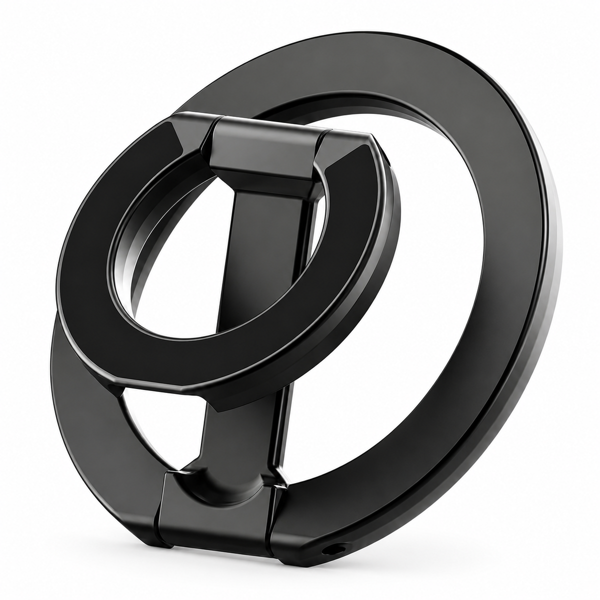 Premium Magnetic Ring Holder MagSafe Phone Grip Stand Double Sided Magnetic Finger Ring Holder Dual Magnet Kickstand Compatible with iPhone