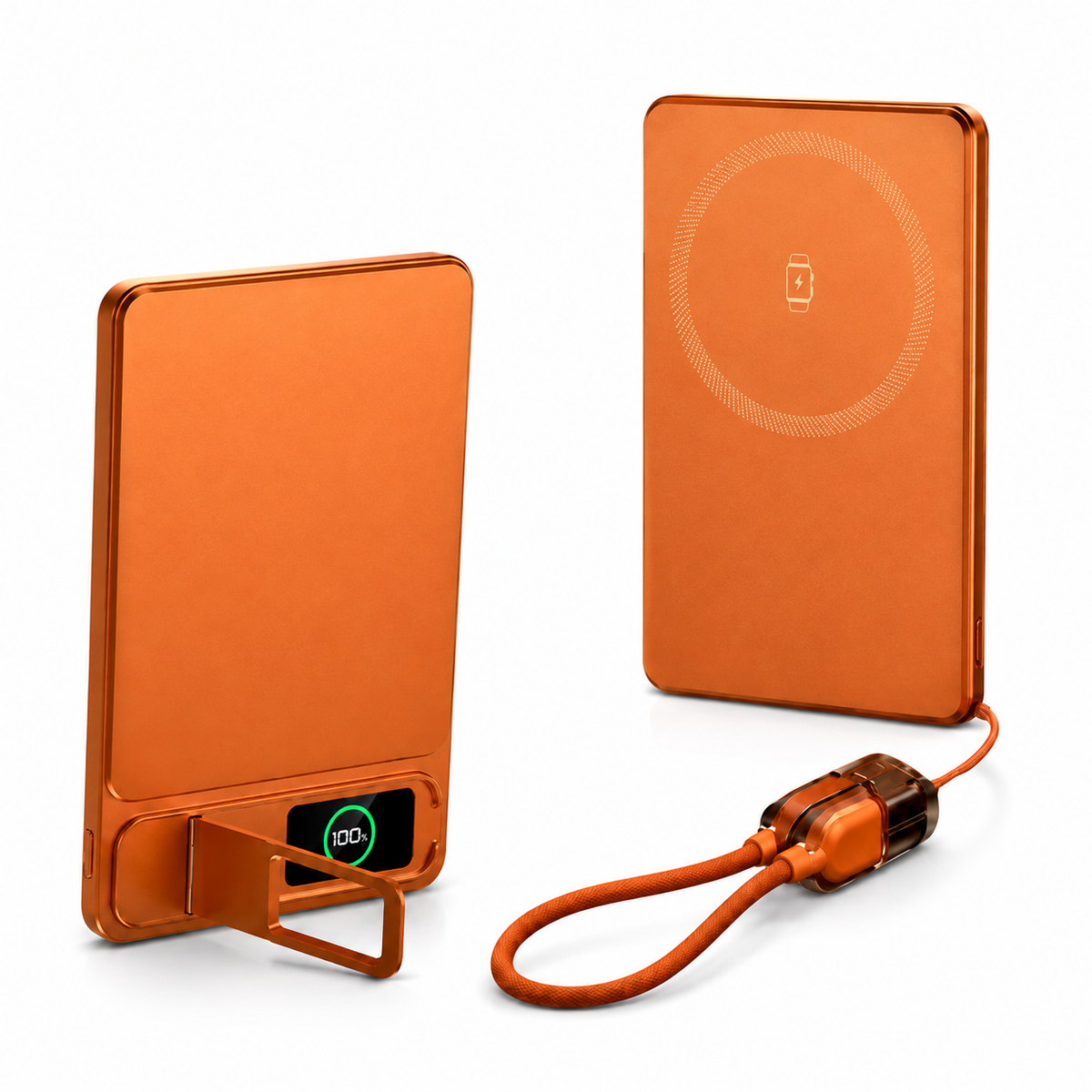 Premium Magnetic Wireless Power Bank Fast Charging Portable Battery Digital Display Metal Shell USB C Wireless Charger Two Way Charging Compatible with iPhone