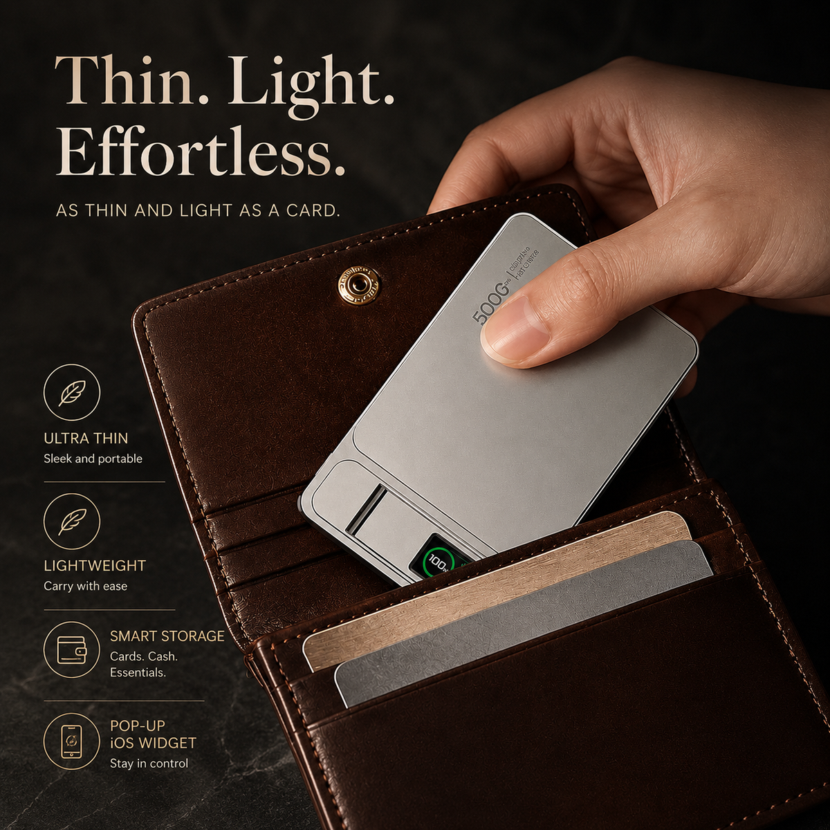 Premium Magnetic Wireless Power Bank Fast Charging Portable Battery Digital Display Metal Shell USB C Wireless Charger Two Way Charging Compatible with iPhone