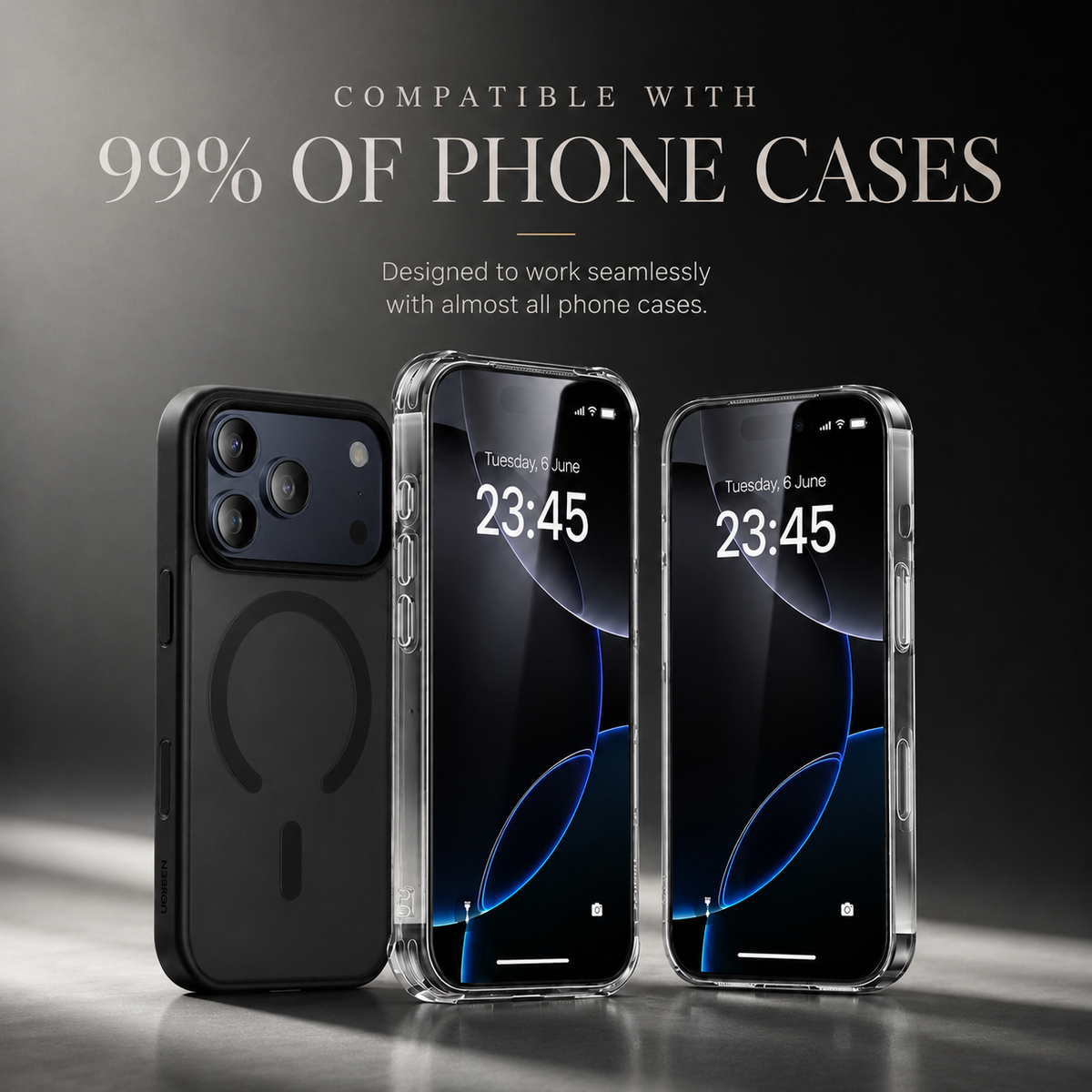 Premium Privacy Screen Protector Anti Spy Tempered Glass HD Display Fingerprint Resistant Scratch Resistant Shatter Protection Compatible with iPhone