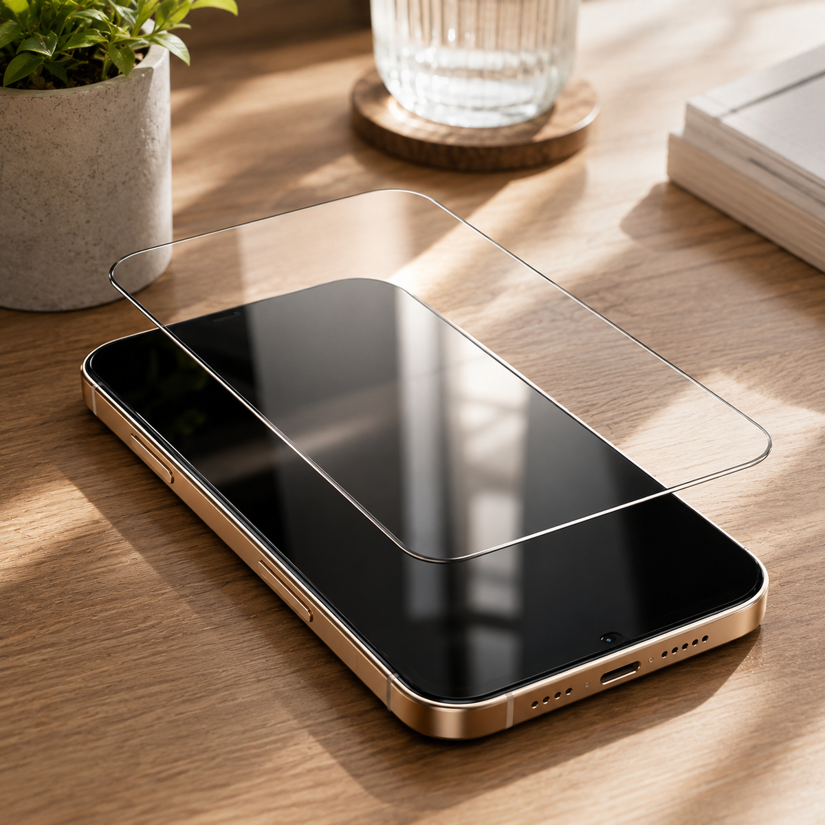 Premium Privacy Screen Protector Tempered Glass Anti Spy HD Full Coverage Oleophobic Anti Fingerprint Scratch Resistant Compatible with iPhone