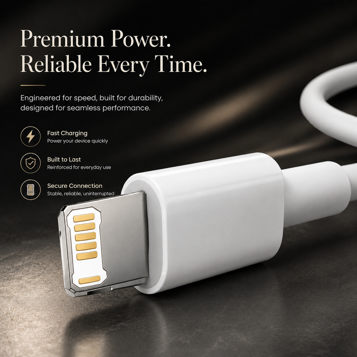 Premium USB C PD Fast Charging Cable 35W Data Sync Cord 2.4A Fast Charge TPE TPU Durable Cable Reliable Power Transfer Compatible with iPhone