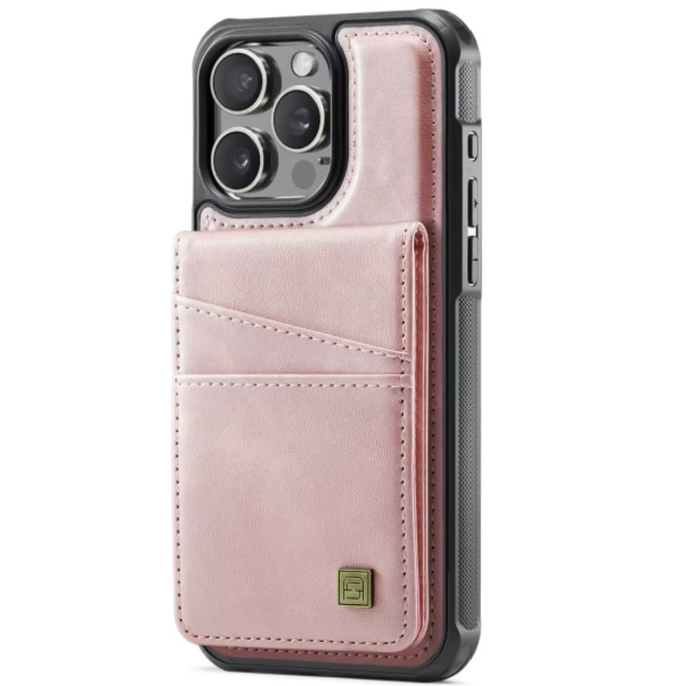 Premium iPhone Case 2-in-1 Magnetic Detachable Wallet Flip Cover PU Leather Card Holder Cash Pocket Wrist Strap Shockproof Full Protection Slim Design