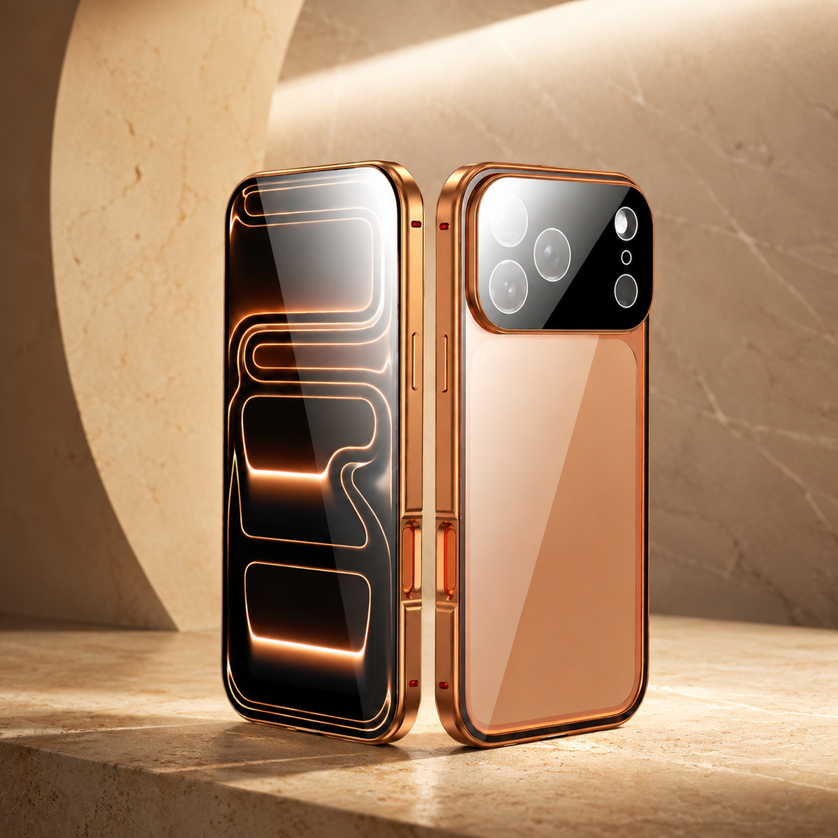 Premium iPhone Case 360 Full Protection Magnetic Glass Cover Aluminum Alloy Frame Shockproof Anti Scratch Bumper Full Coverage Camera Lens Guard Slim Design
