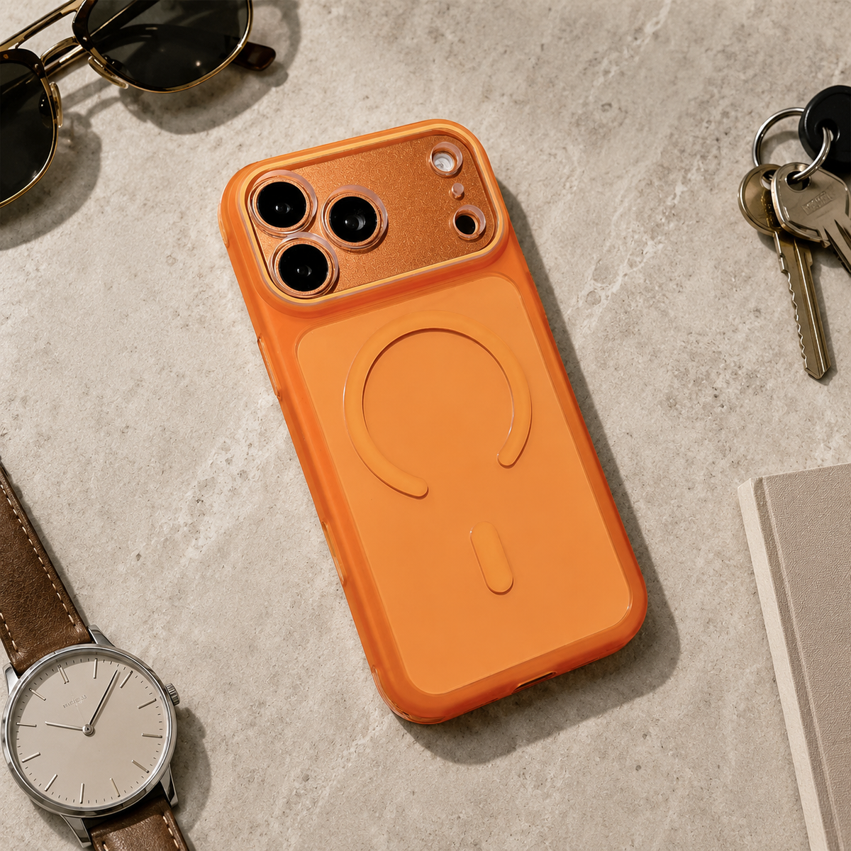Premium iPhone Case Air Cushion Magnetic Clear Shockproof PC TPU Precision Cutout Anti Drop Transparent Slim Protective Bumper Phone Cover Case Design