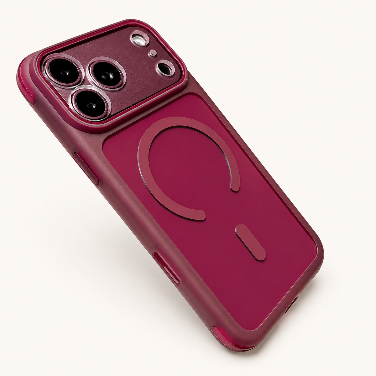 Premium iPhone Case Air Cushion Magnetic Clear Shockproof PC TPU Precision Cutout Anti Drop Transparent Slim Protective Bumper Phone Cover Case Design