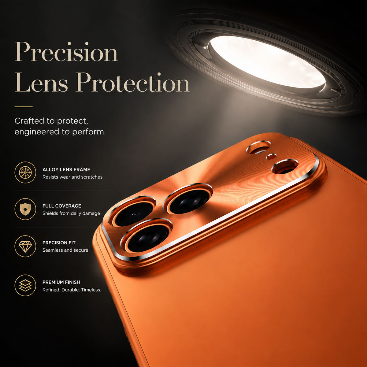 Premium iPhone Case All Aluminum Magnetic Frame Frosted PC Backplate Ultra Thin Shock Absorbing Protective Cover Camera Lens Guard Slim Durable Design