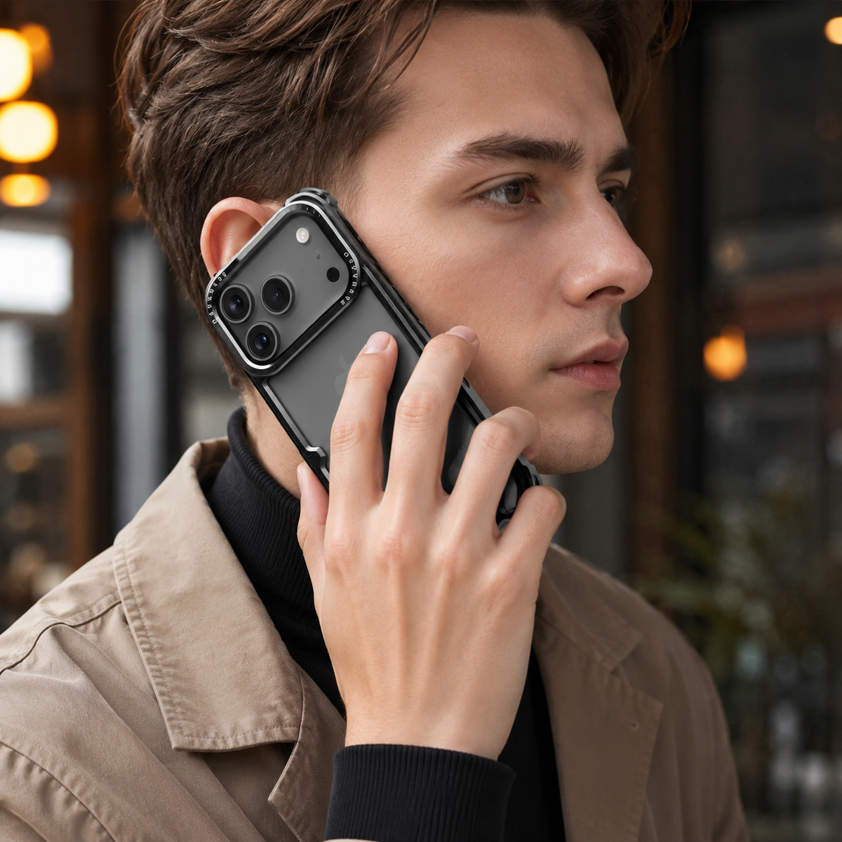 Premium iPhone Case Aluminum Alloy Bumper Ultra Thin Shockproof Protective Cover Open Back Wireless Charging Slim Lightweight Reinforced Edge Frame