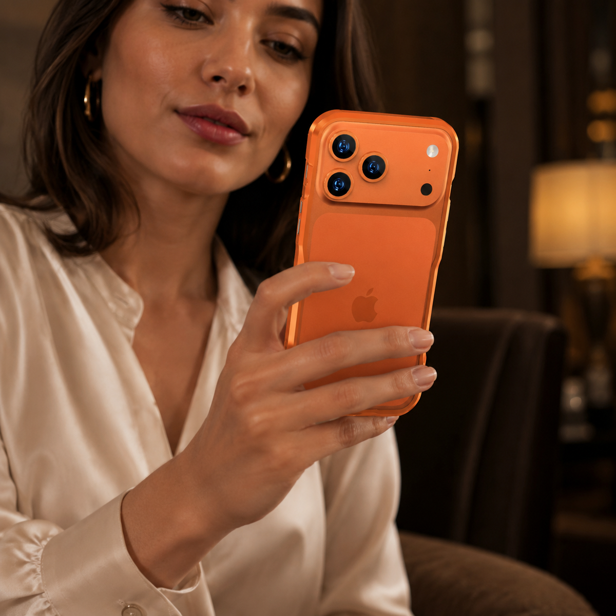 Premium iPhone Case Aluminum Alloy Metal Bumper Slim Backless Frame 4 Corner Shockproof Reinforced Edge Protection Lightweight Minimalist Cover Case