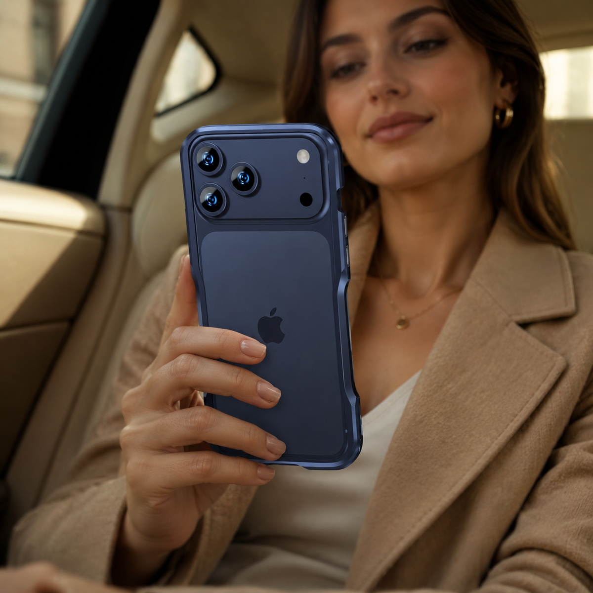 Premium iPhone Case Aluminum Alloy Multi Piece Bumper Shockproof Edge Protection Irregular Cut Metal Anti Scratch Non Slip Slim Lightweight Protective Frame