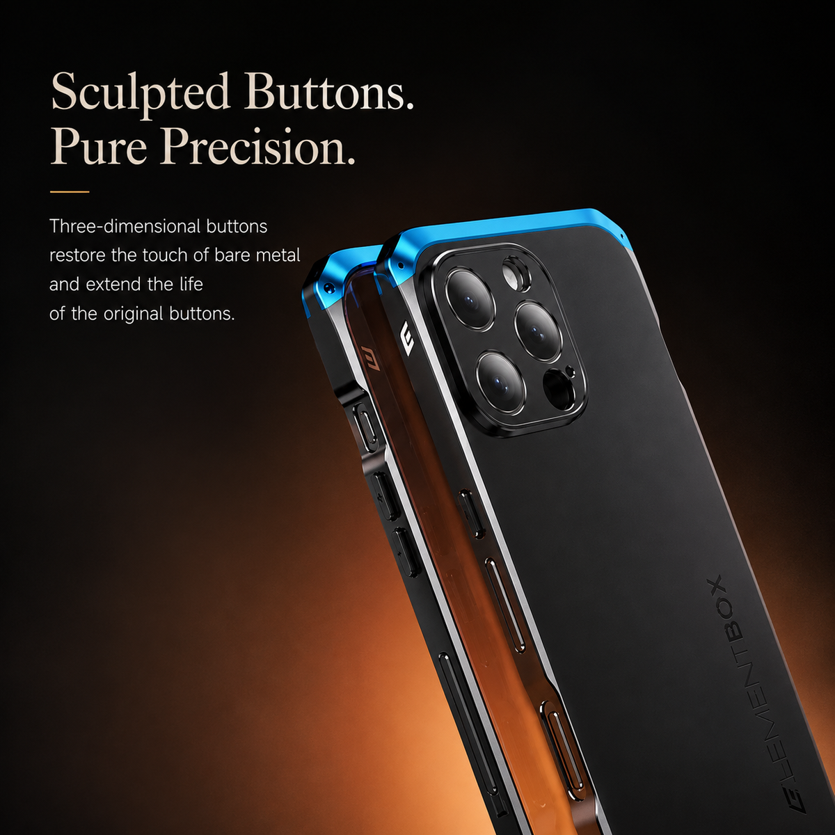 Premium iPhone Case Aluminum Alloy PC Full Coverage Shockproof Protective Cover Anti Scratch Dust Resistant Washable Non Slip Lightweight Reinforced Armor