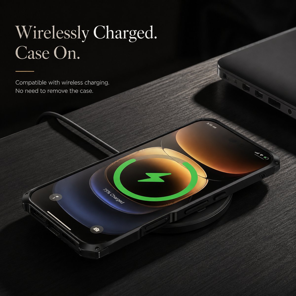 Premium iPhone Case Aluminum Alloy PC Full Coverage Shockproof Protective Cover Anti Scratch Dust Resistant Washable Non Slip Lightweight Reinforced Armor