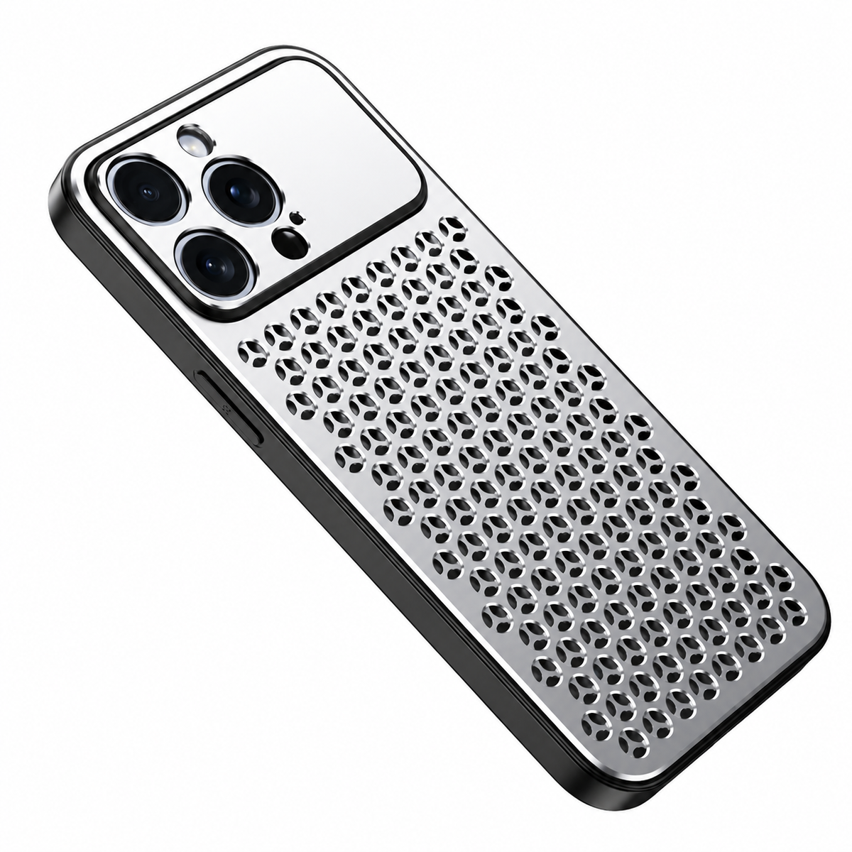 Premium iPhone Case Aluminum Alloy Protective Cover Breathable Metal Design Anti Fingerprint Finish Scratch Resistant Slim Frame Lightweight Structure