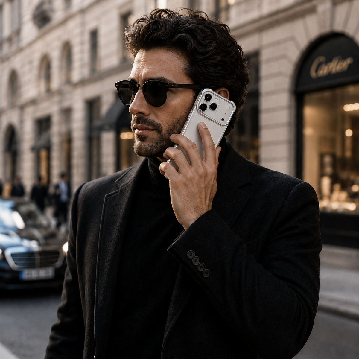 Premium iPhone Case Aviation Aluminum Frameless Metal Bumper Shockproof Borderless Ultra Slim Minimalist Lightweight Reinforced Edge Protective Cover
