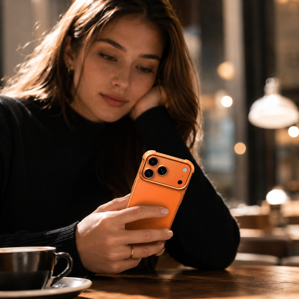 Premium iPhone Case Aviation Aluminum Frameless Metal Bumper Shockproof Borderless Ultra Slim Minimalist Lightweight Reinforced Edge Protective Cover