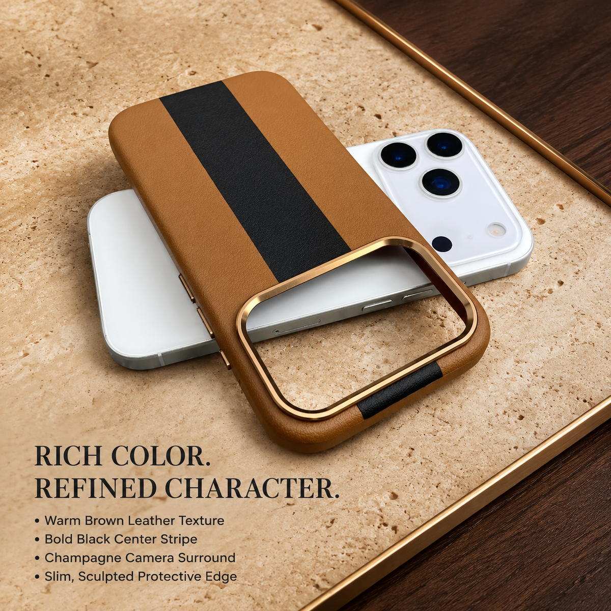 Premium iPhone Case Business Leather Magnetic Wireless Charging Shockproof Hard PC Artificial Leather Slim Anti Drop Protective Bumper Cover Case Design