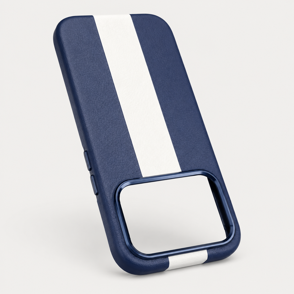 Premium iPhone Case Business Leather Magnetic Wireless Charging Shockproof Hard PC Artificial Leather Slim Anti Drop Protective Bumper Cover Case Design