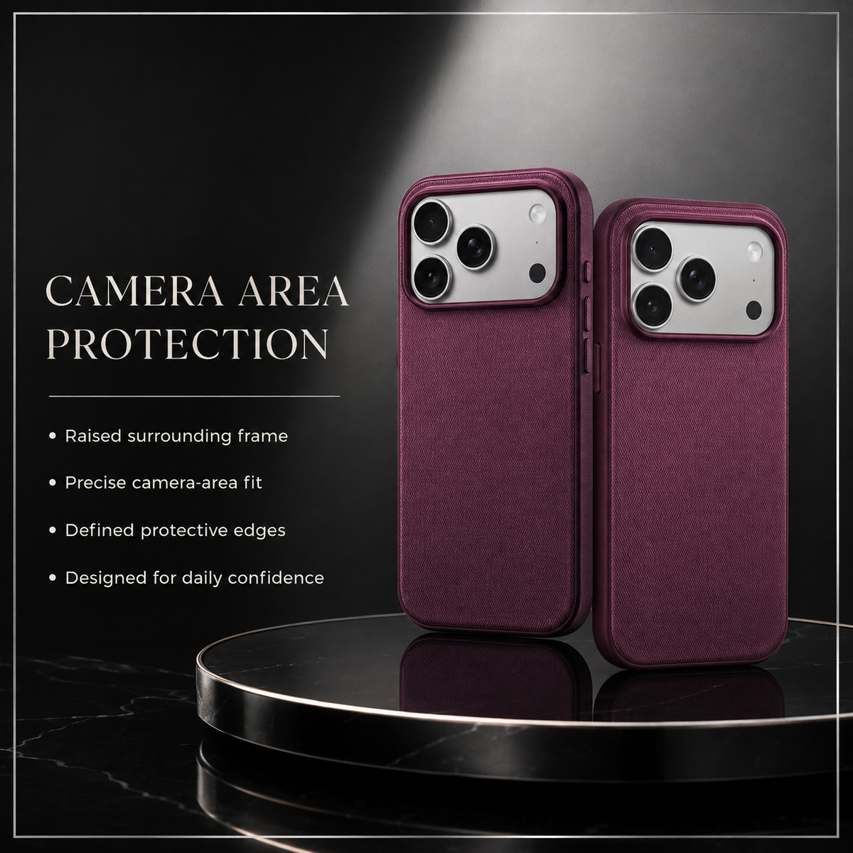 Premium iPhone Case Business Woven Technical Fabric MagSafe Magnetic Shockproof PC TPU Anti Drop Textured Slim Protective Bumper Cover Case Design