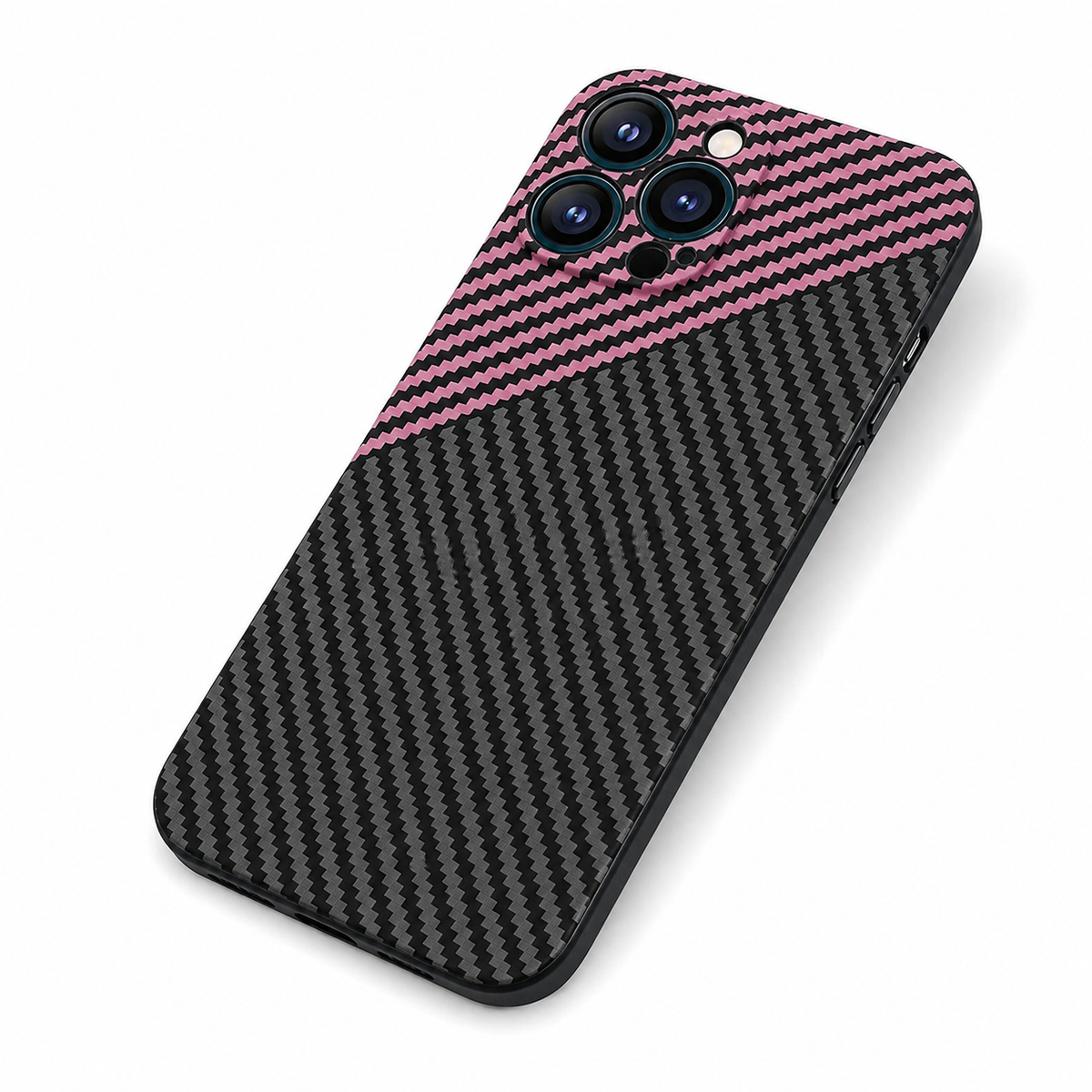 Premium iPhone Case Carbon Fiber Ultra Thin Matte Protective Cover Camera Lens Protection Anti Fingerprint Anti Scratch Lightweight Non Slip Slim