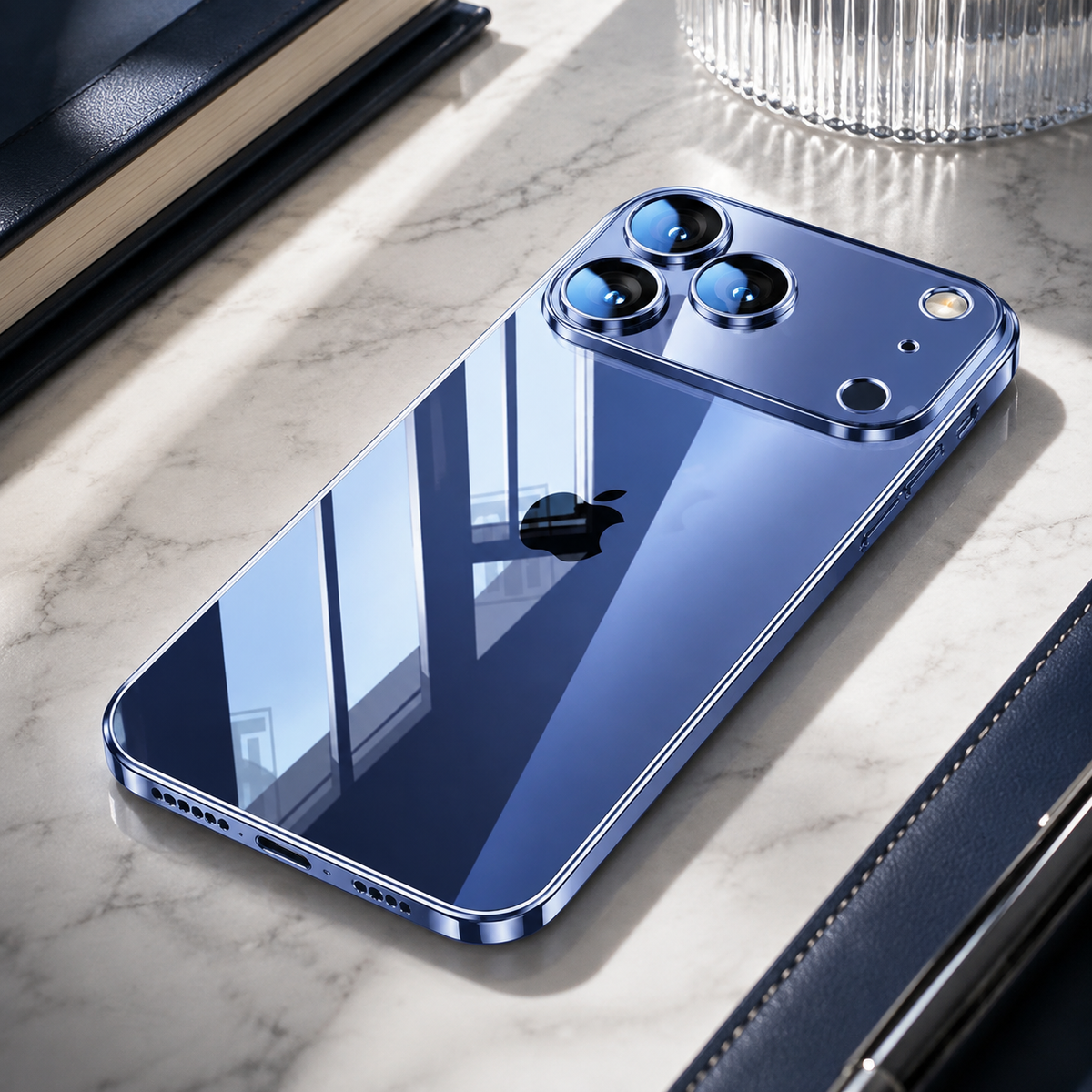 Premium iPhone Case Clear TPU Ultra Thin Protective Cover Camera Lens Protection Shockproof Anti Scratch Anti Fingerprint Transparent Slim Non Slip