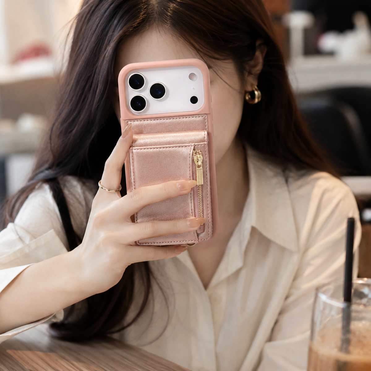 Premium iPhone Case Crossbody PU Leather Flip Wallet Card Holder Lanyard Stand Storage Shockproof Protective Cover Slim Travel Phone Case Design Cover