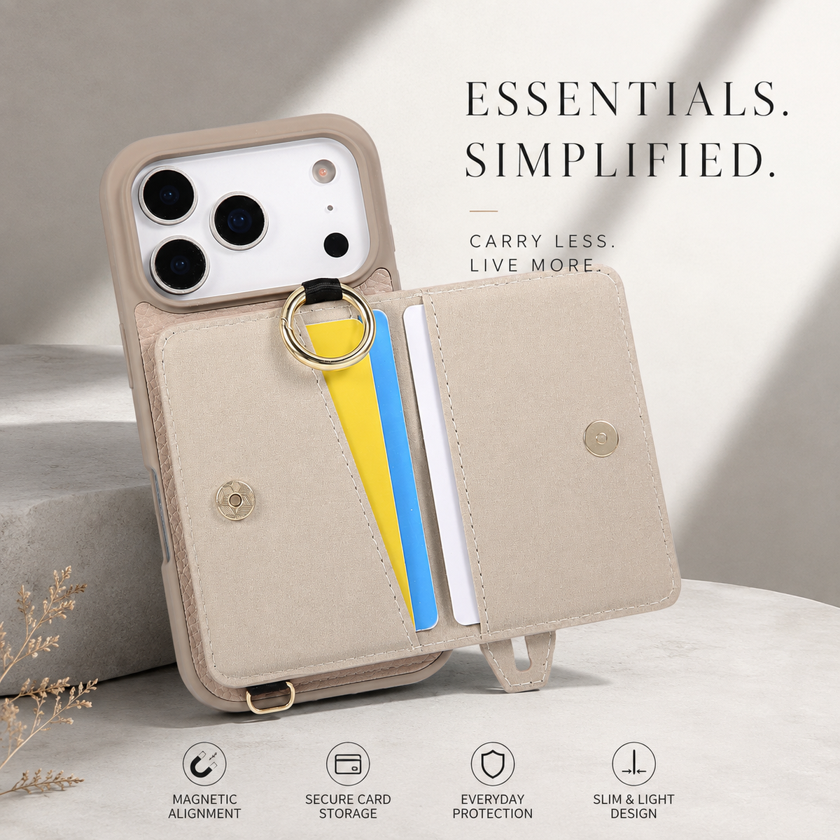 Premium iPhone Case Crossbody PU Leather Wallet Cash Card Holder Mirror Kickstand Lanyard Shockproof Storage Non Slip Protective Phone Cover Case