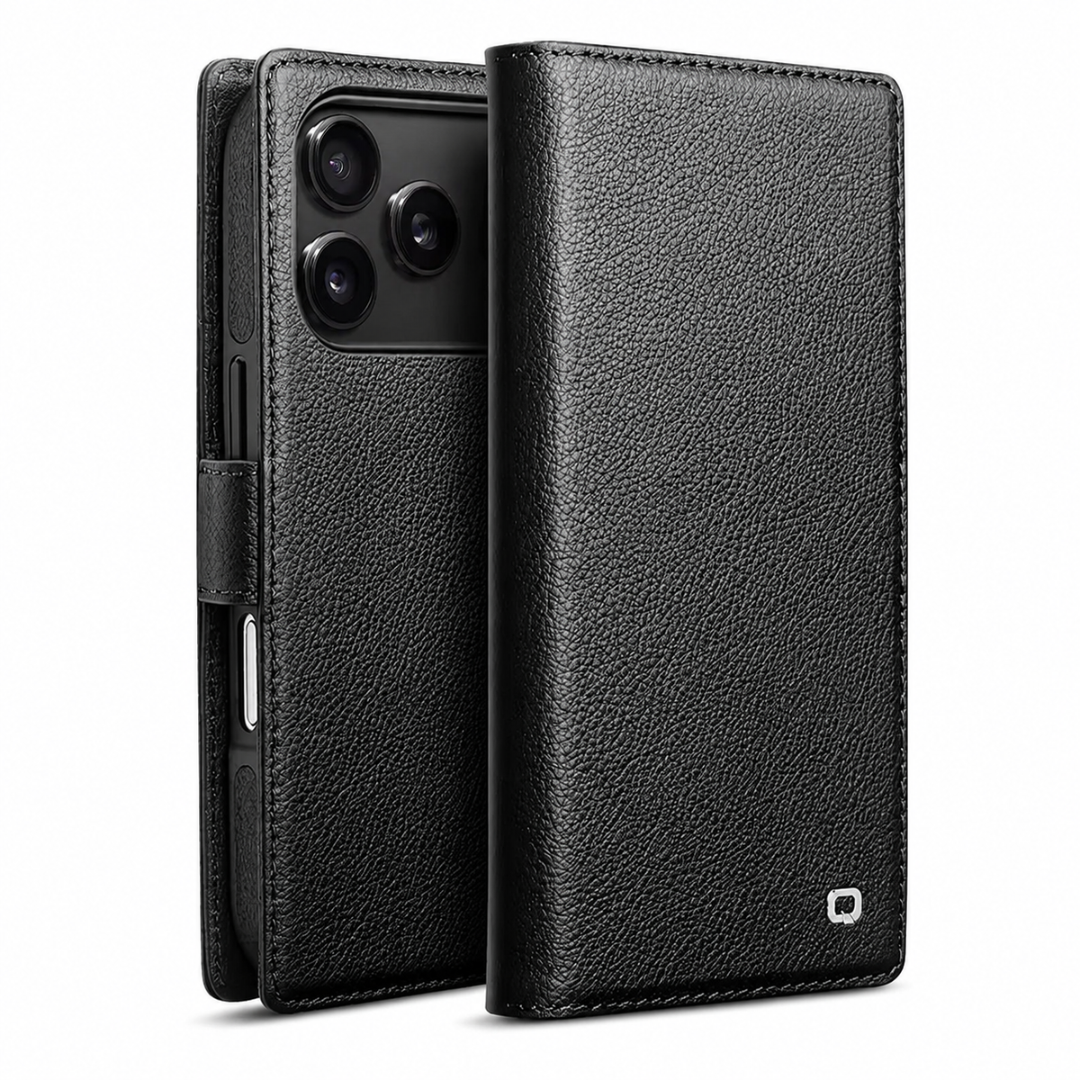 Premium iPhone Case Genuine Leather Wallet Flip Cover Card Holder Kickstand Shockproof Protective Case Ultra Thin Non Slip Slim Full Coverage Handmade