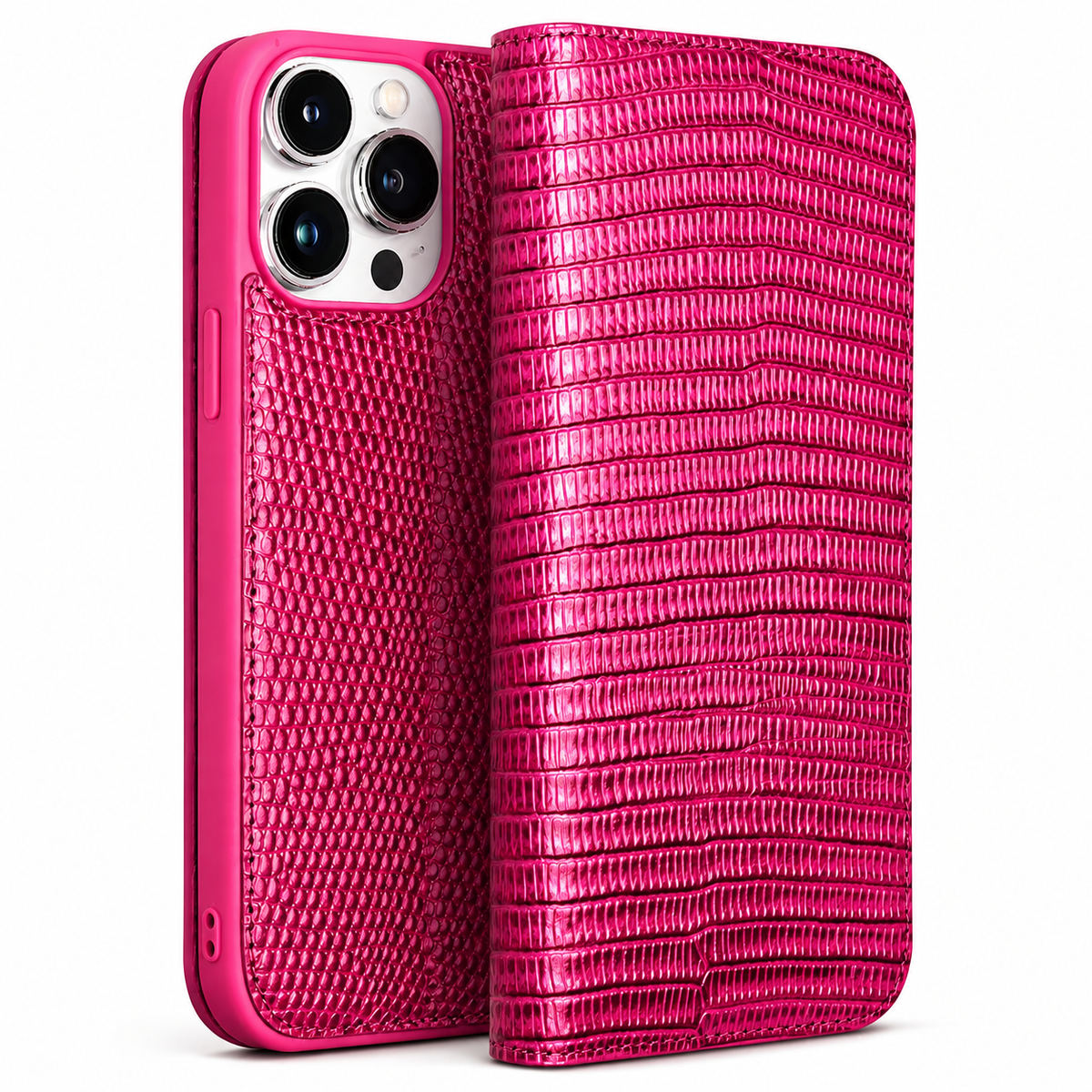 Premium iPhone Case Genuine Leather Wallet Flip Cover Card Holder Slim Shockproof Protective Cover Anti Scratch Lightweight Full Protection