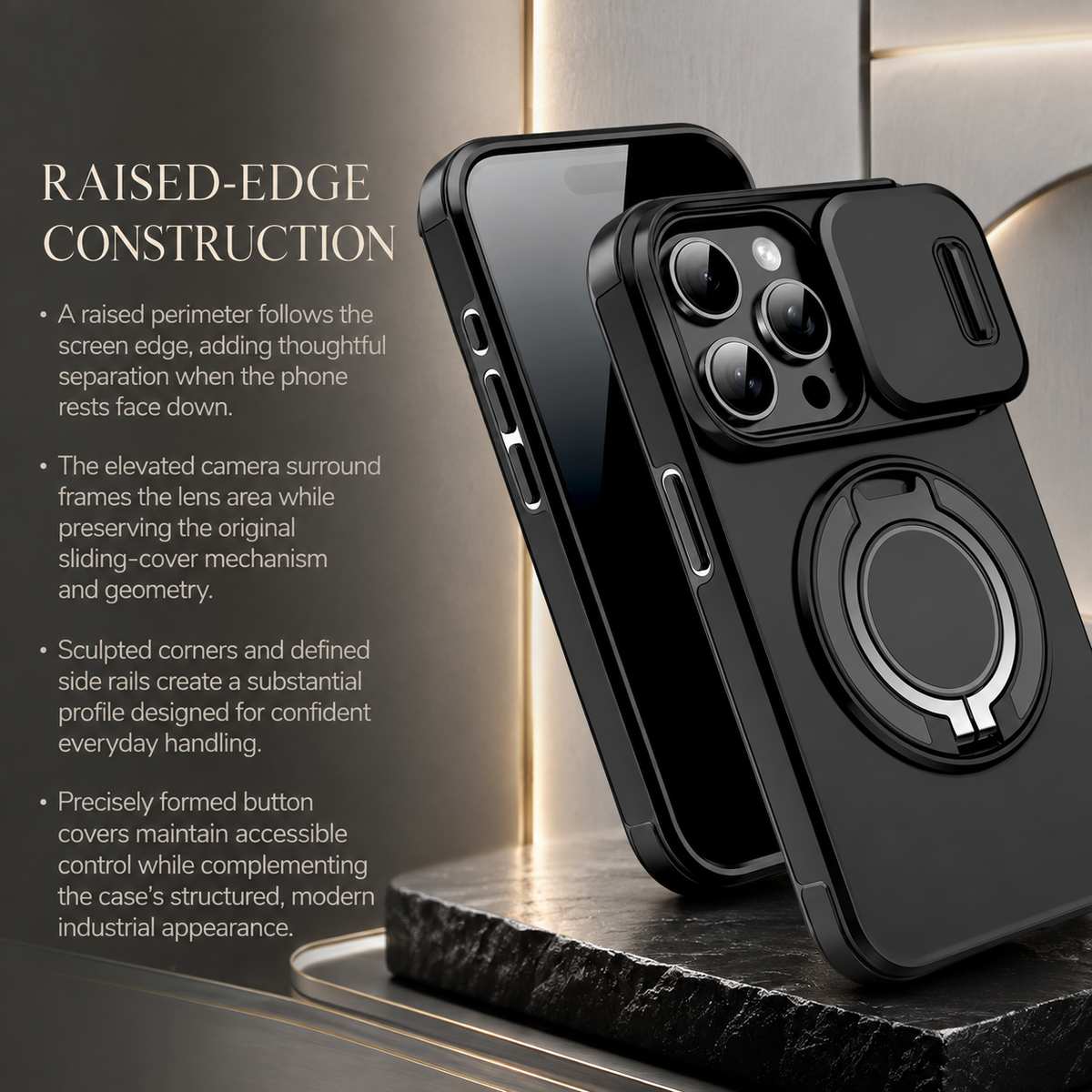 Premium iPhone Case Heavy Duty Armor Kickstand Car Mount Holder Shockproof PC TPU Anti Scratch Tough Full Coverage Protective Phone Cover Case Design