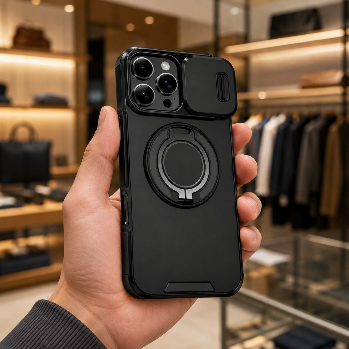 Premium iPhone Case Heavy Duty Armor Kickstand Car Mount Holder Shockproof PC TPU Anti Scratch Tough Full Coverage Protective Phone Cover Case Design