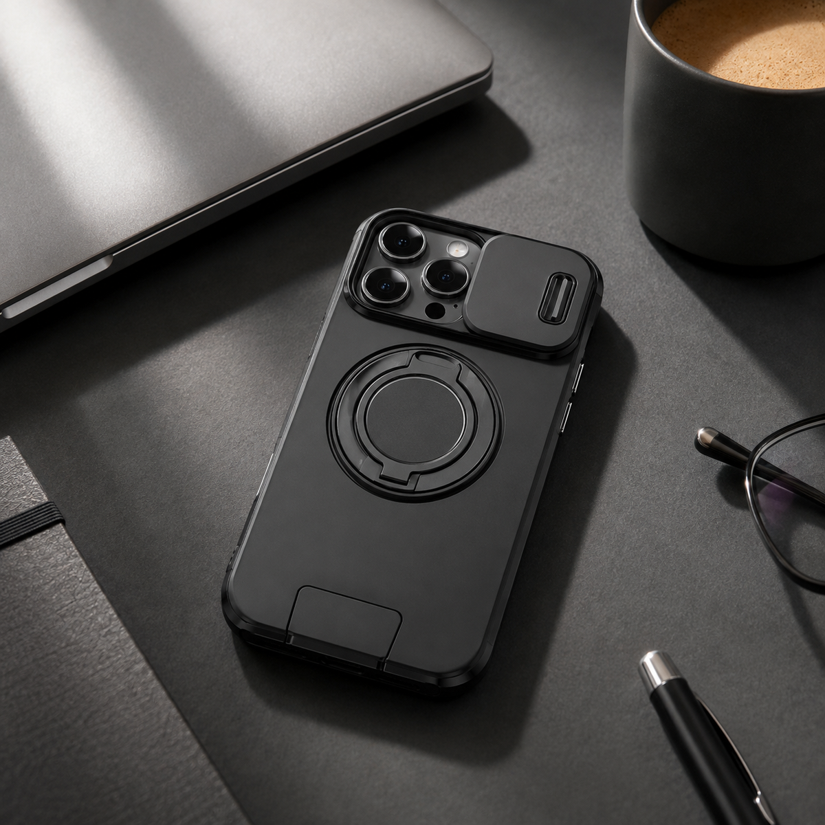Premium iPhone Case Heavy Duty Armor Kickstand Car Mount Holder Shockproof PC TPU Anti Scratch Tough Full Coverage Protective Phone Cover Case Design