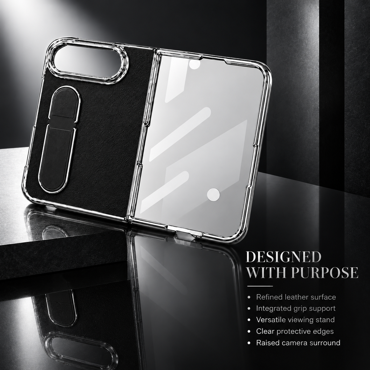 Premium iPhone Case Hidden Folding Bar Stand Shockproof PC TPU Full Coverage Sweat Resistant Holder Slim Foldable Protective Phone Cover Case Design