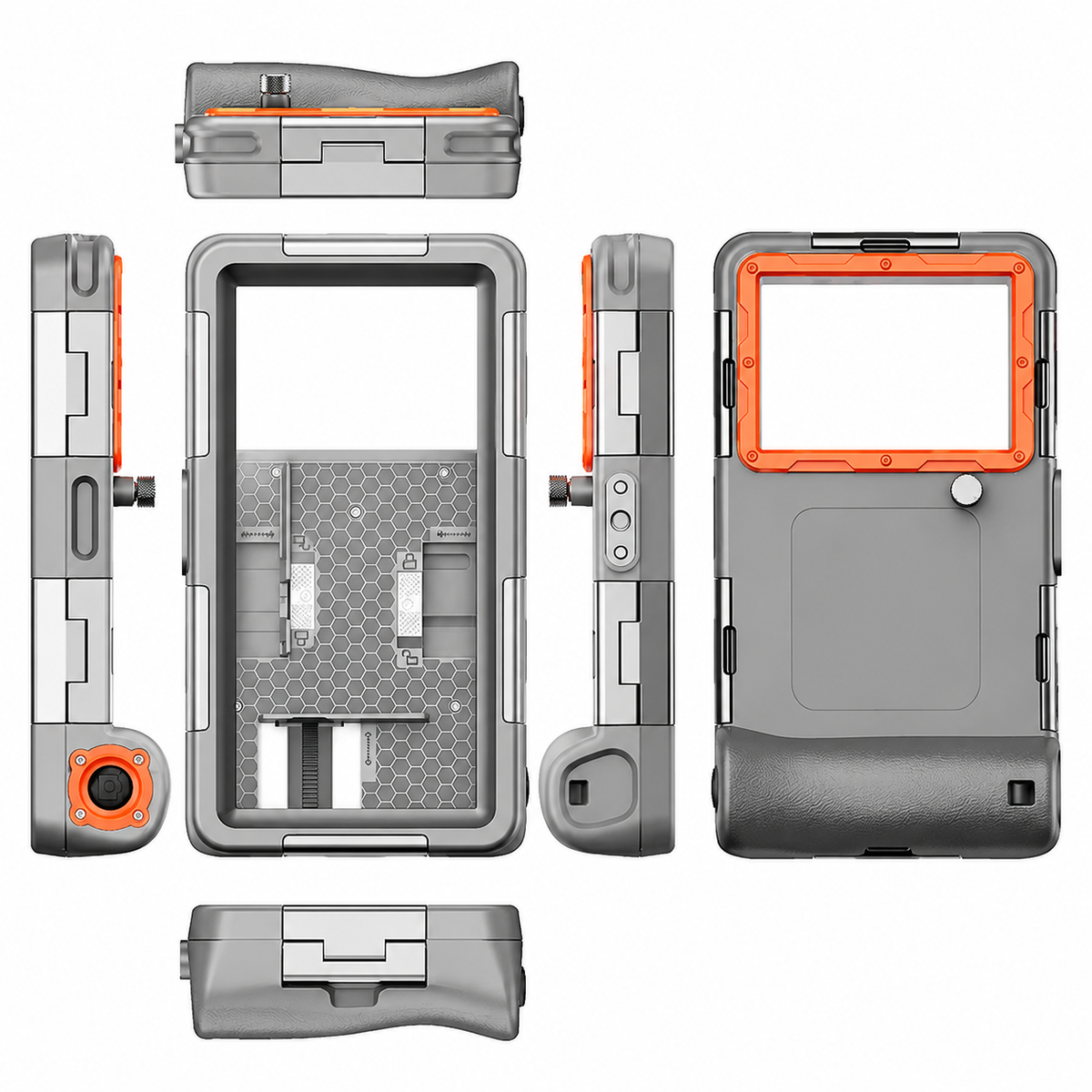 Premium iPhone Case IP68 Waterproof Protective Cover Full Body Shockproof Anti Scratch Seal 15m Underwater Protection Secure Lanyard Durable Design